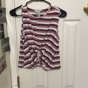 Stripped tank top